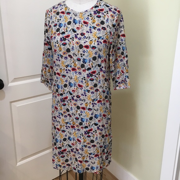 Floral mid-length dress - Picture 1 of 3